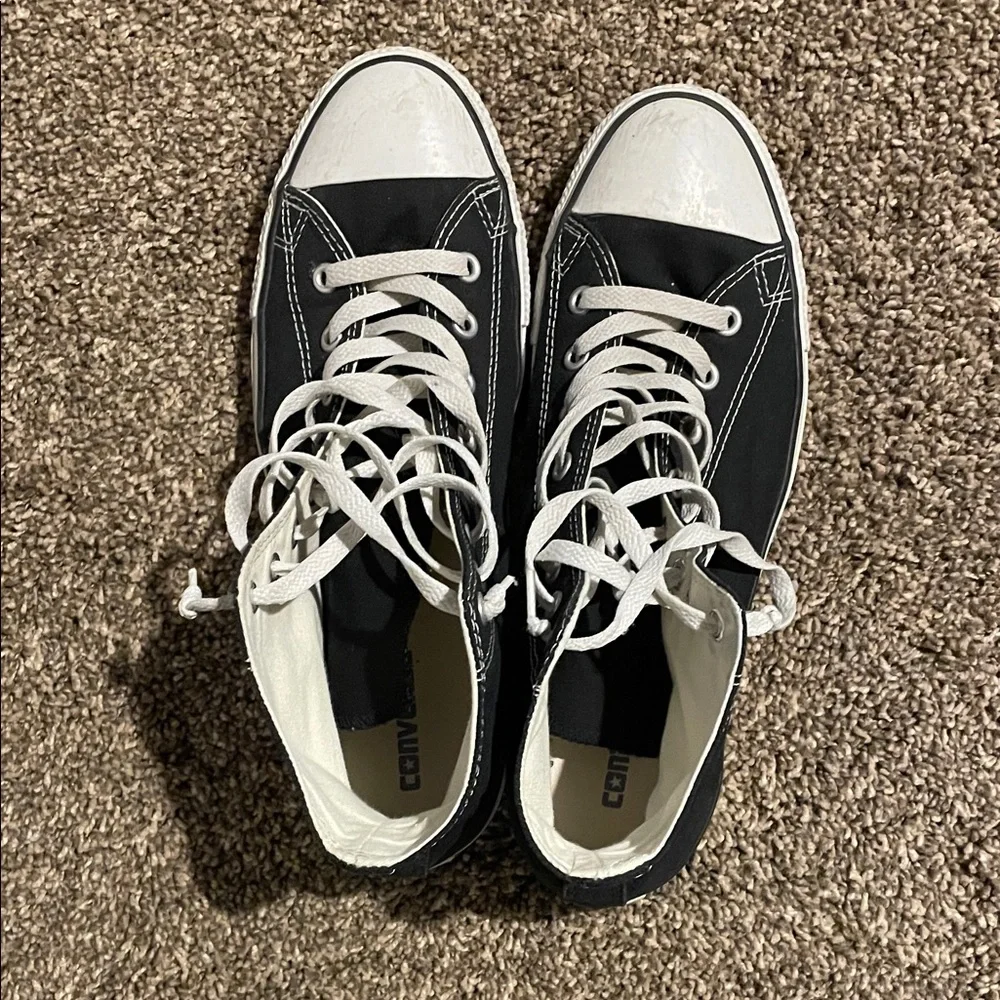 Converse Classic Black and White Sneakers - Picture 1 of 4